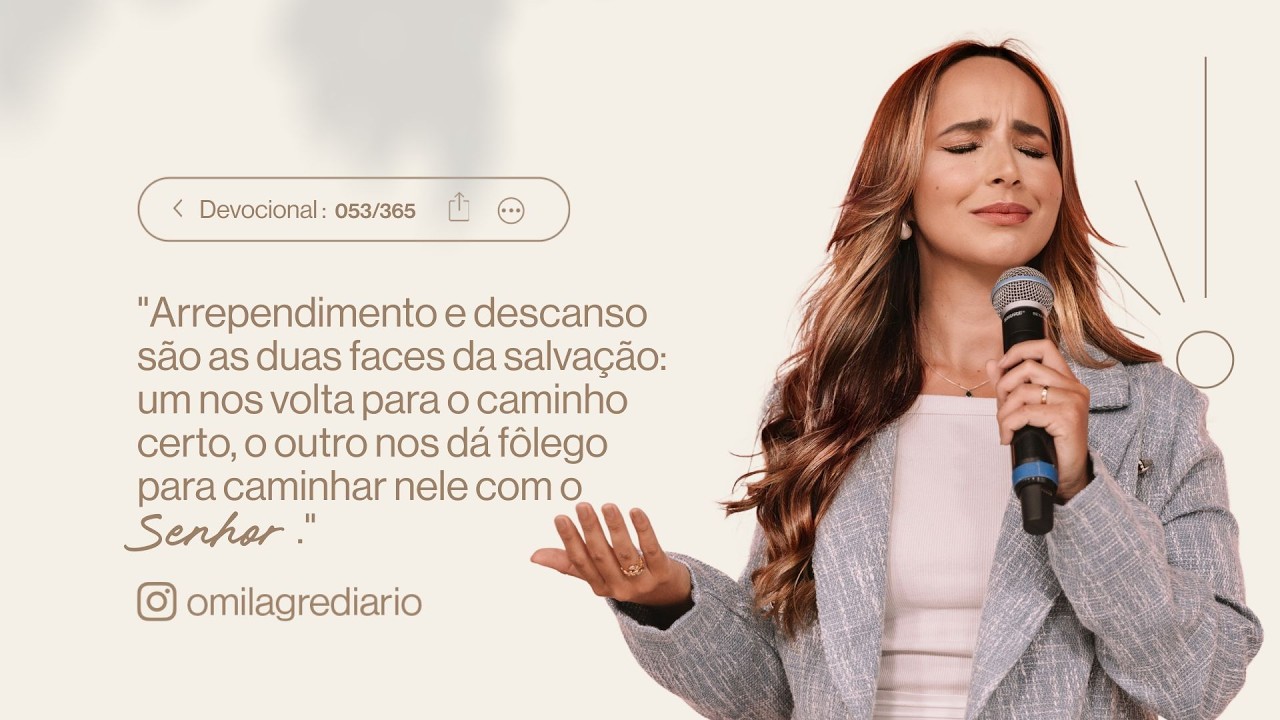 DEVOCIONAL/ORAÇÃO DO DIA - (22 | FEVEREIRO) - FABIOLA MELO - MILAGRE DIÁRIO 053/365