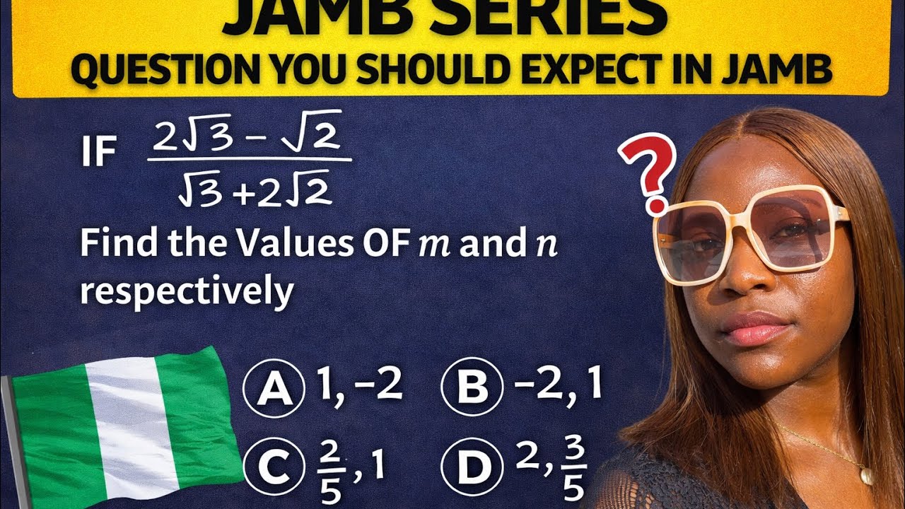 JAMB Series : questions you should expect from JAMB April,2026