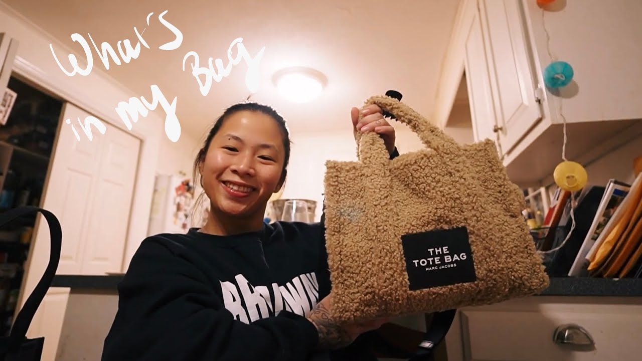 What’s In my Marc Jacobs The Tote Bag - Large and Medium - TEDDY AND CANVAS