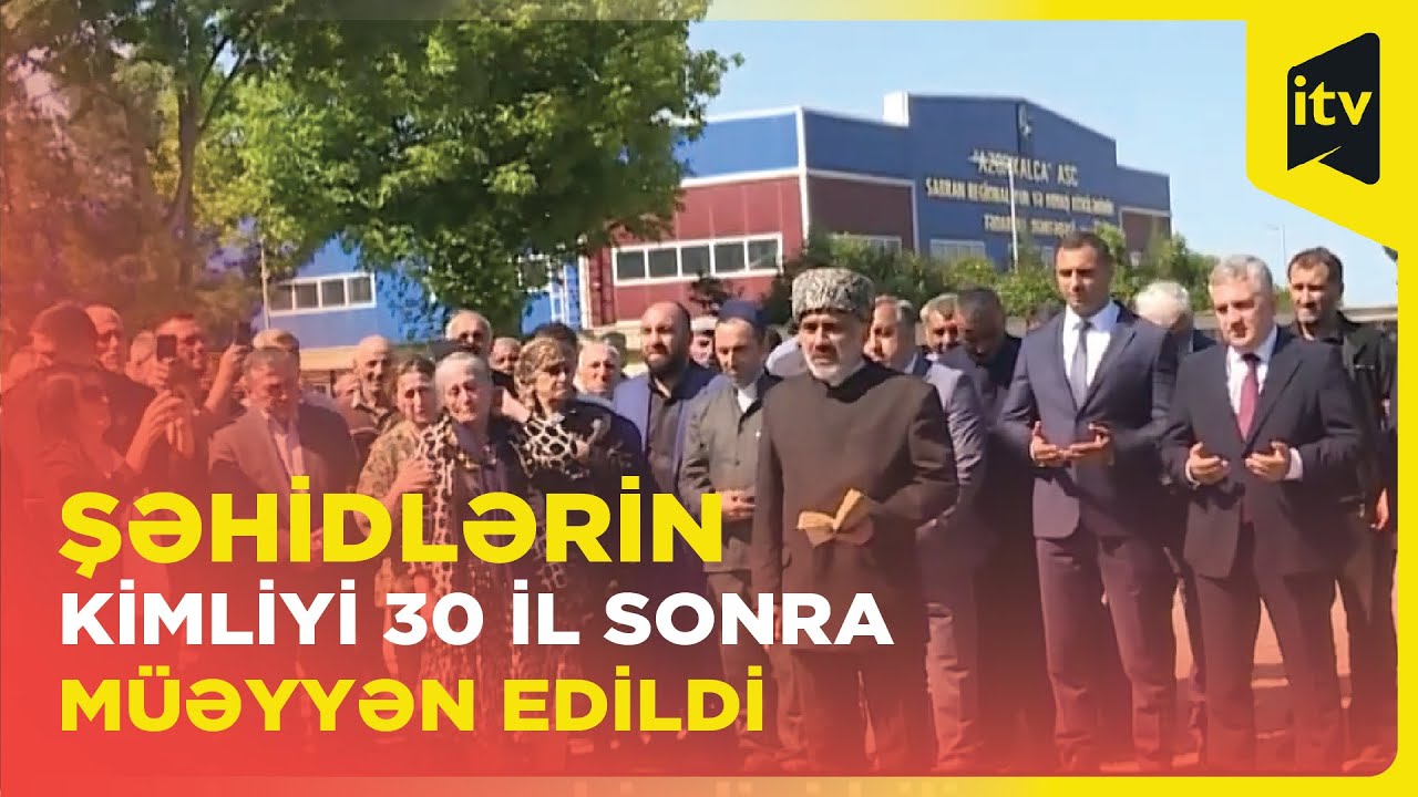 Şabran üç şəhidini ağuşuna aldı