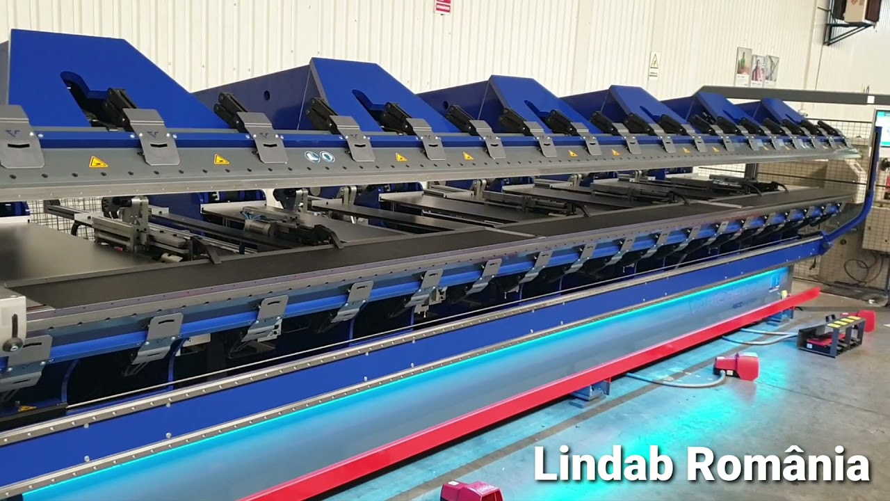 Abkant de 6 m, utilaj modern, in Productie la Lindab