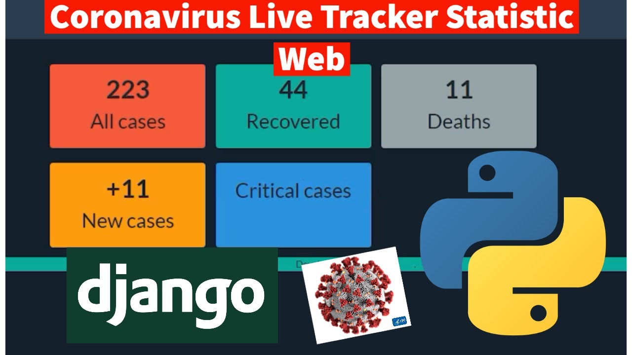 How to build a Covid19 tracker/statistics app with PYTHON and Django #coronavirus