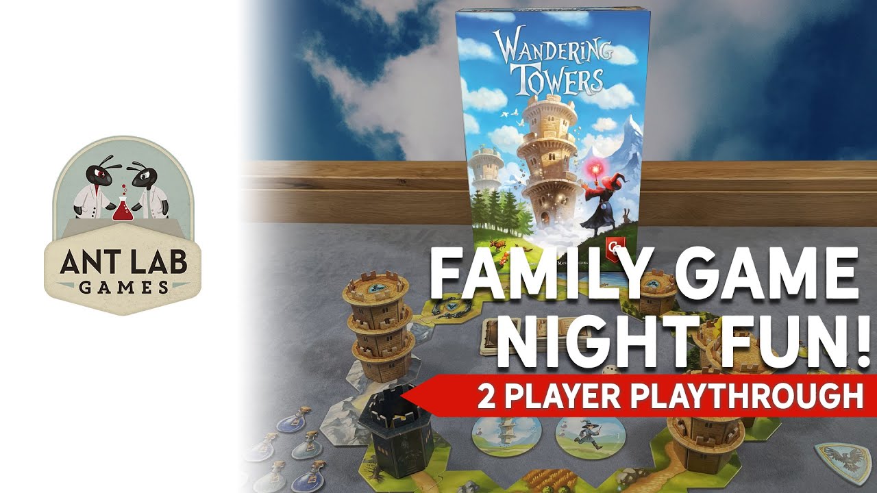Wandering Towers Board Game | Playthrough | Review