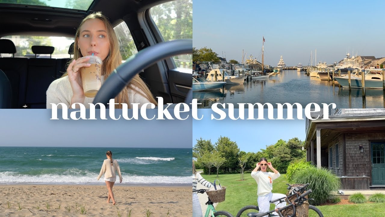 nantucket vlog | brand trip, sunset sail, pickleball