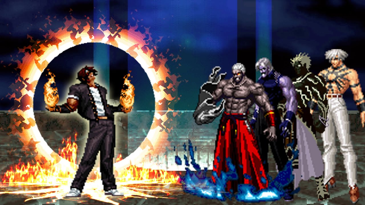 [KOF Mugen] Kusanagi Vs Super KOF Bosses