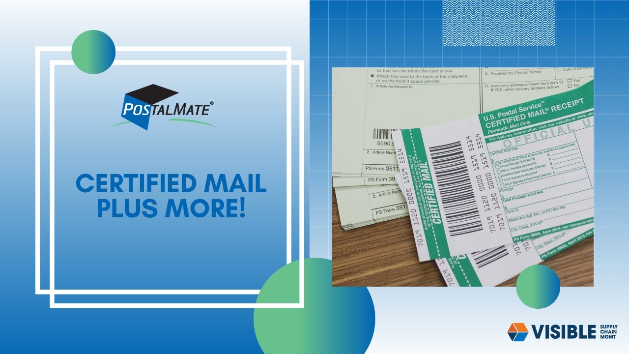 Certified Mail Plus More in PostalMate