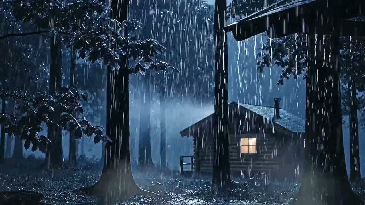 Dark Room Rain Sounds 🌧️ | Perfect for Insomnia