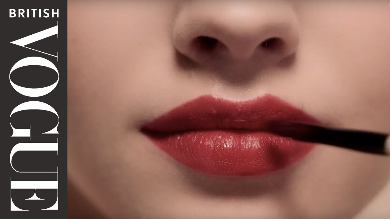 How to Wear a Red Lip - Vogue's Makeup Tutorials | Vogue Beauty School | British Vogue