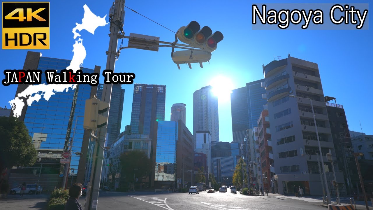[4K HDR] Walking From Sakae Station to Nagoya Station