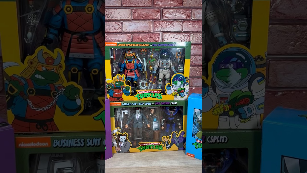 TMNT Neca Samurai Michelangelo Space Adventure Donatello Haulathon 2024 Target Exclusive