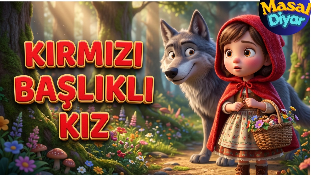Kırmızı Başlıklı Kız | Çizgi film | Masaldiyar masalları