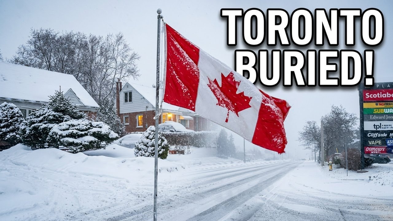 Unexpected March Snowstorm Walk in Toronto | Winter Returns to Scarborough
