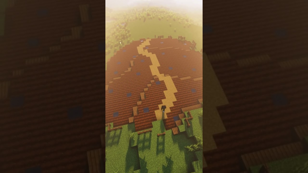 Upgrade Your Minecraft Farm | Minecraft Build Hack | #shorts #minecraft #minecraftshorts #aesthetic