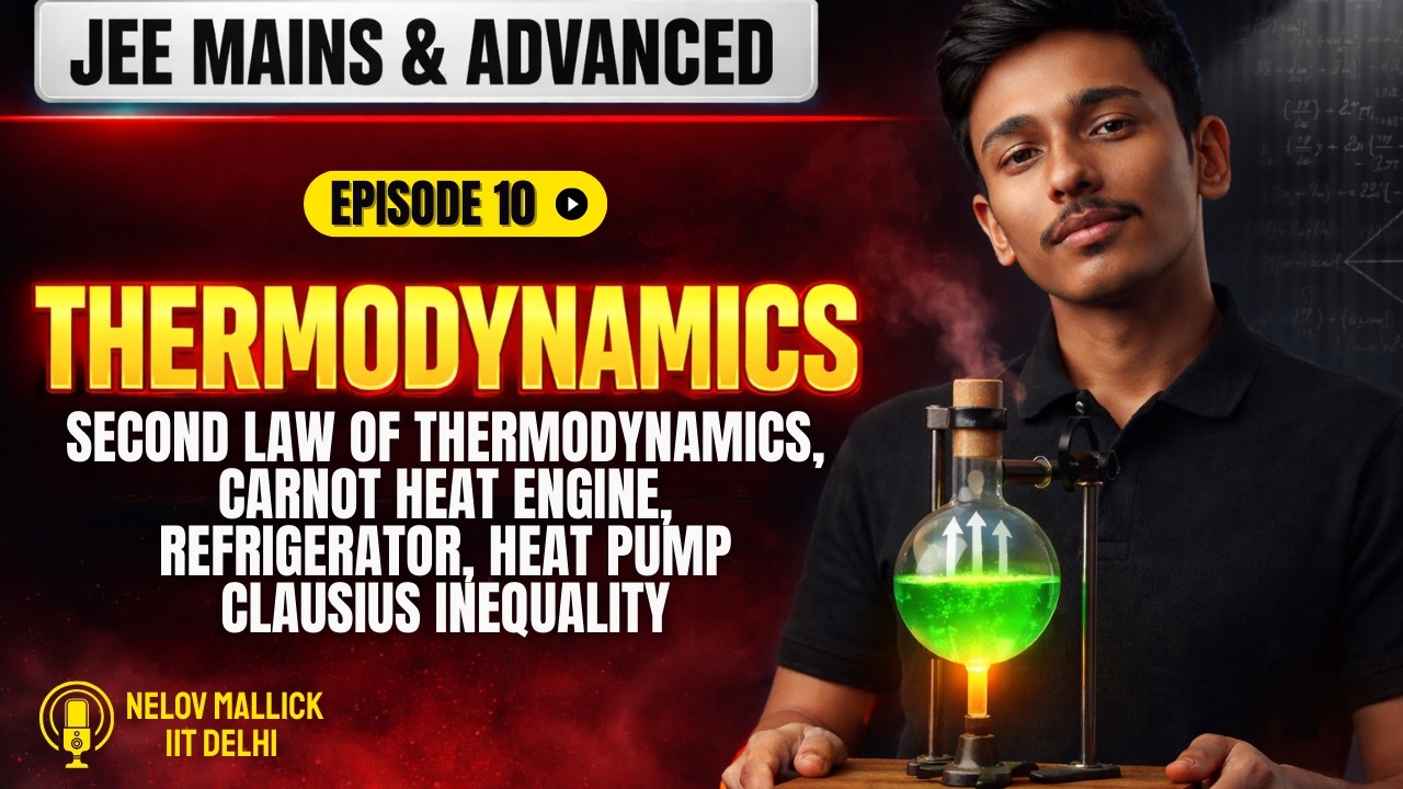 Thermodynamics Lecture 10 Complete Theory + Problem Solving | JEE Mains & NEET 2026–27 Preparation