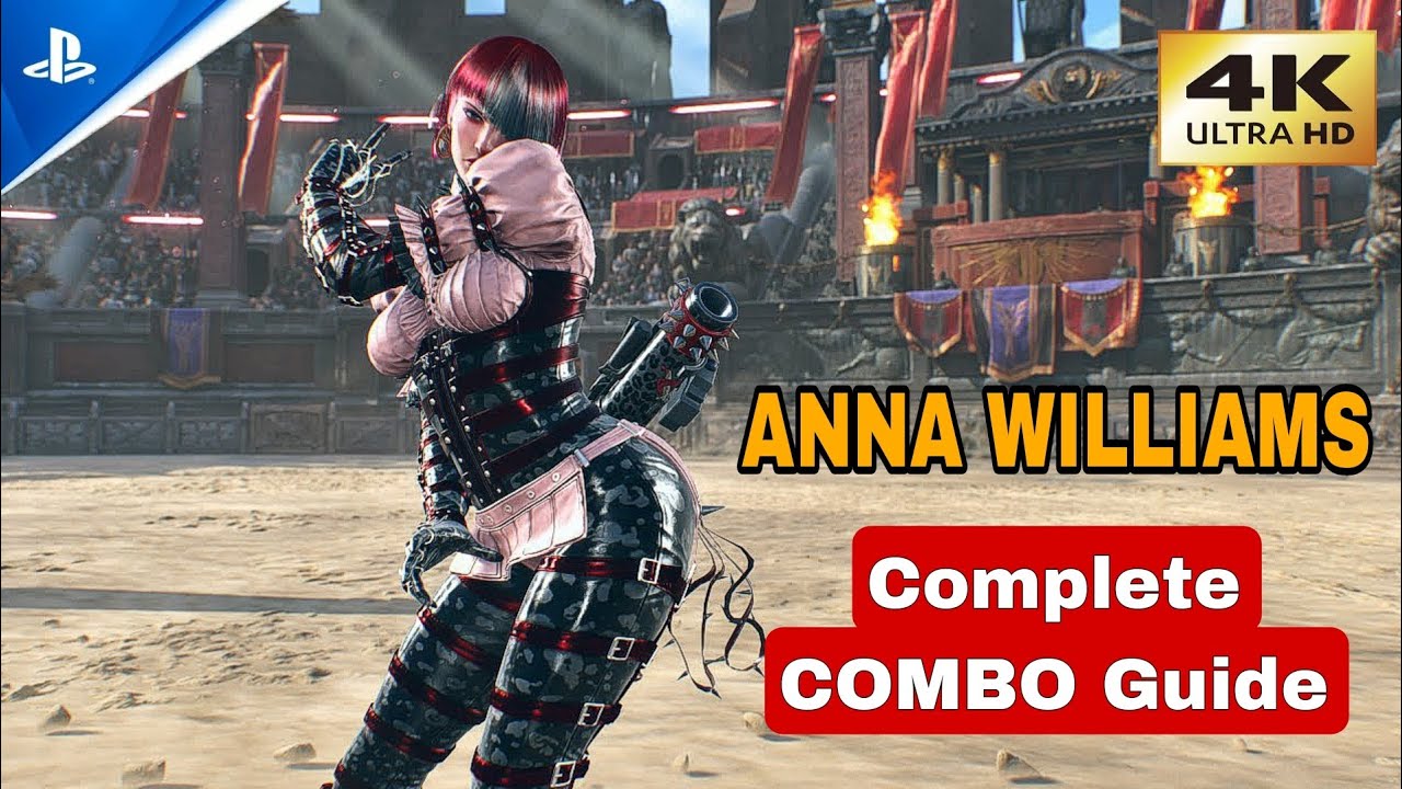 ANNA WILLIAMS Insane Optimal Combo Guide | Tekken 8 (4K Ps5Pro)