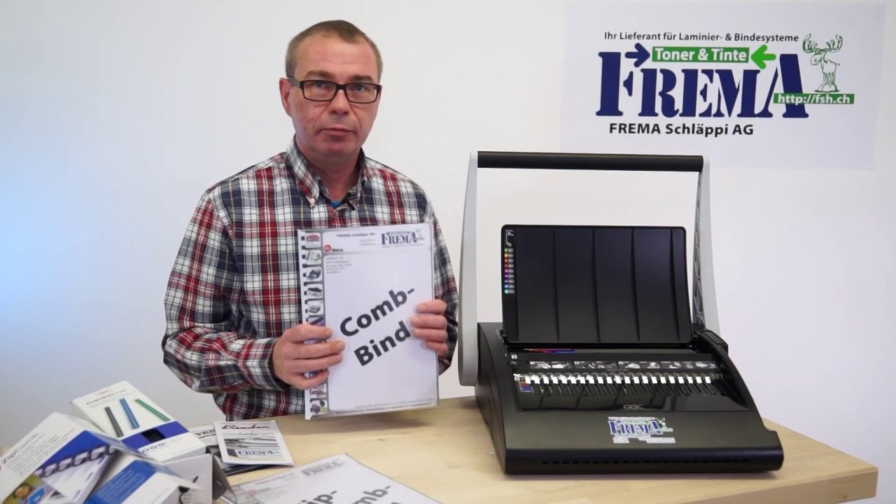 Relieuse CombBind C210 GBC FREMA Schläppi AG plastique