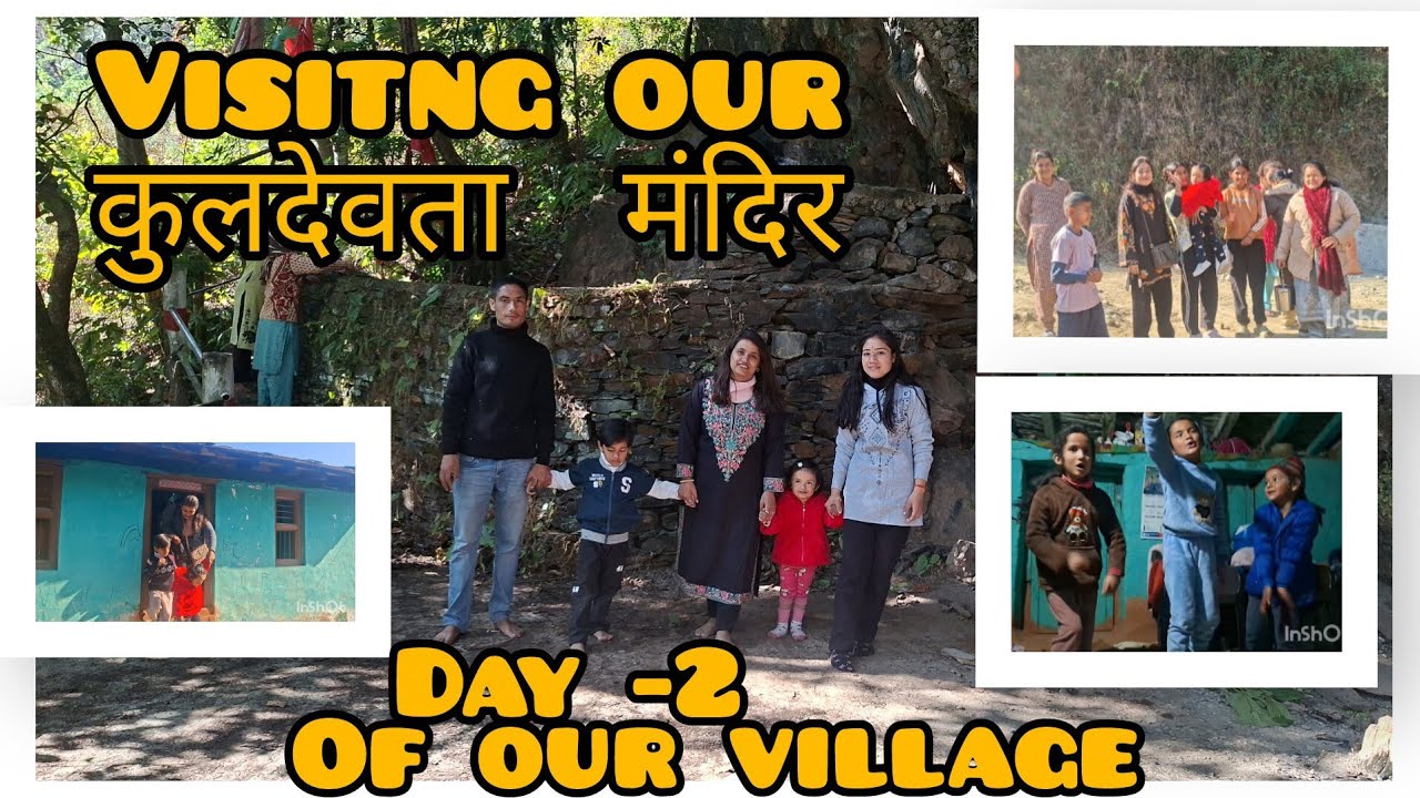 Day -2, 🫶fun with pahadi kids😁,visitng temple 🙏and going back to town👐 #dailyvlog #pahadiculture 