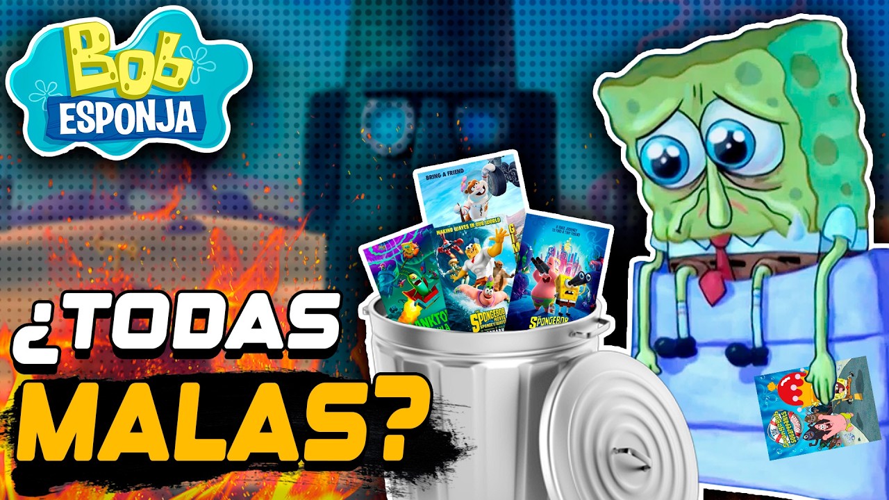 ¿Cómo se ARRUINARON las peliculas de BOB ESPONJA?