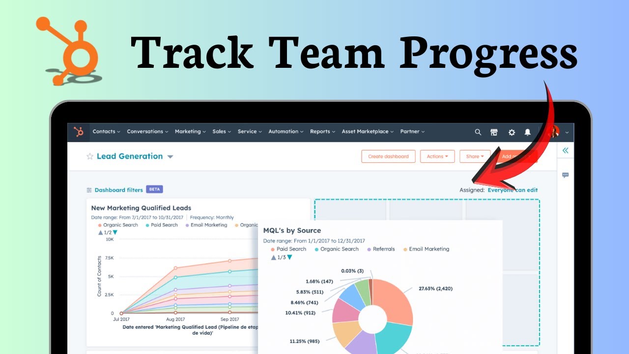 How to create and manage dashboards in HubSpot