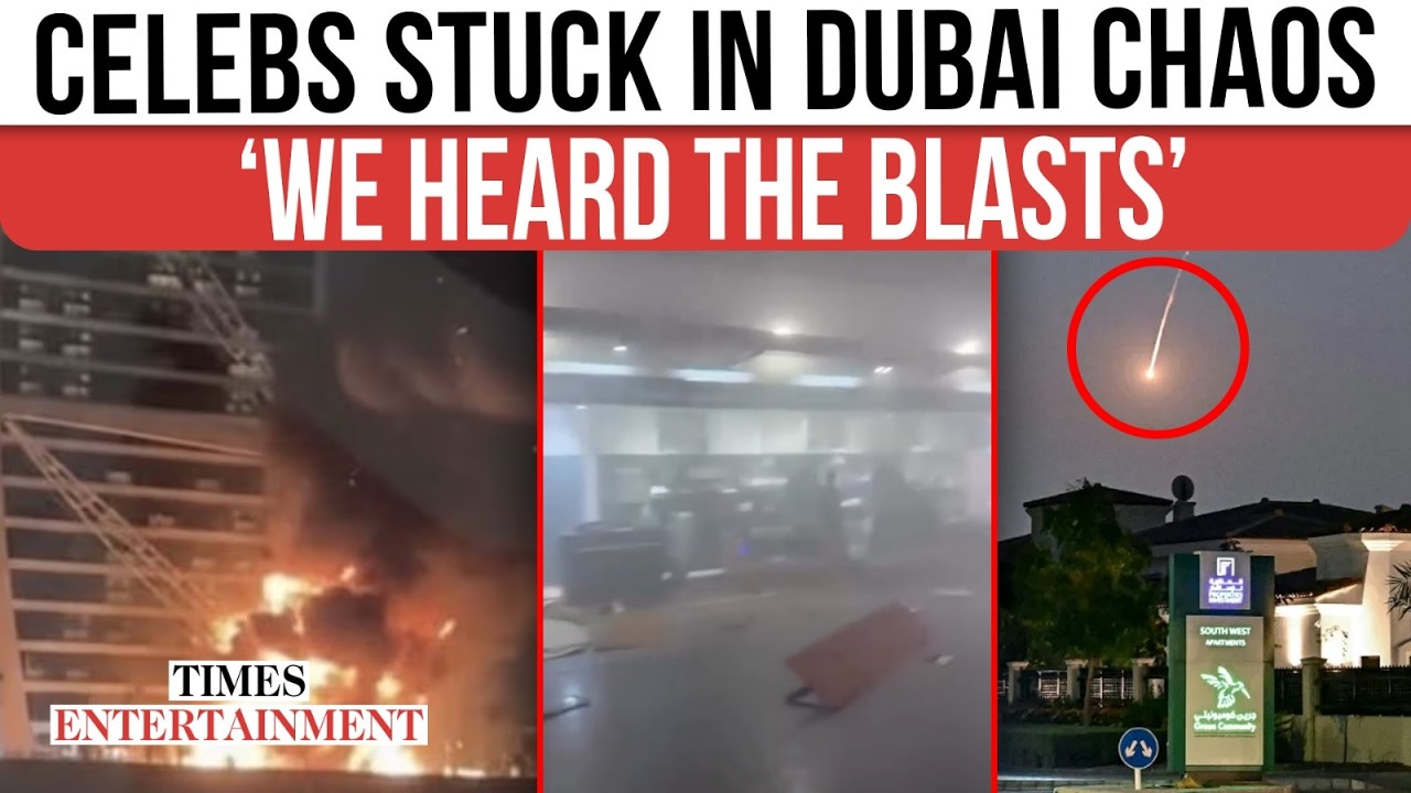 Celebs And Influencers STUCK On Dubai&rsquo;s Palm Jumeirah As Iranian Missile Strikes Spark Panic | Watch