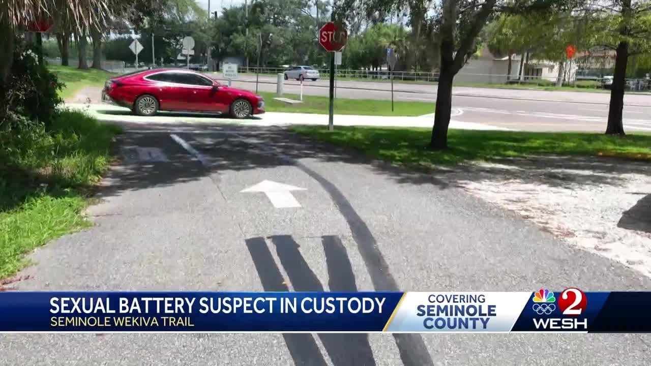 Seminole County sexual battery suspect in custody after attack on trail