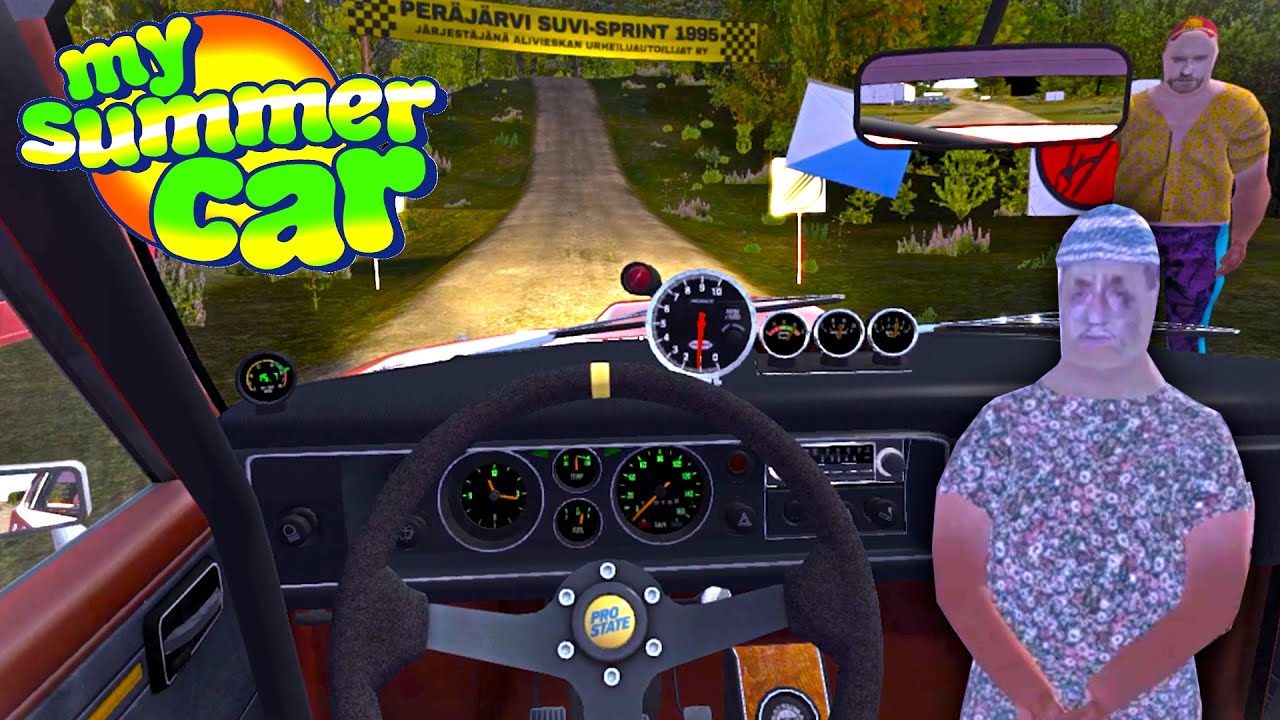 Salvei minha VÓ e fui pro RALLY! - My Summer Car NOVA ERA #49