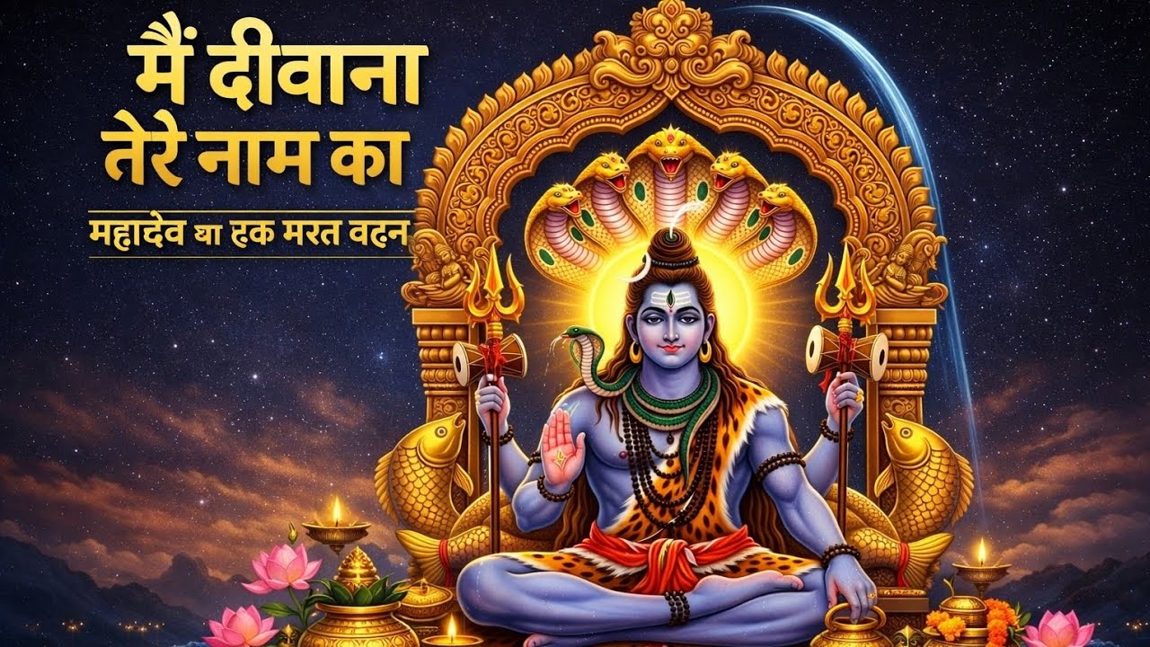 🕉️ मैं दीवाना तेरे नाम का | Mahadev Bhajan 2026 | Heart Touching Shiv Bhajan | Har Har Mahadev