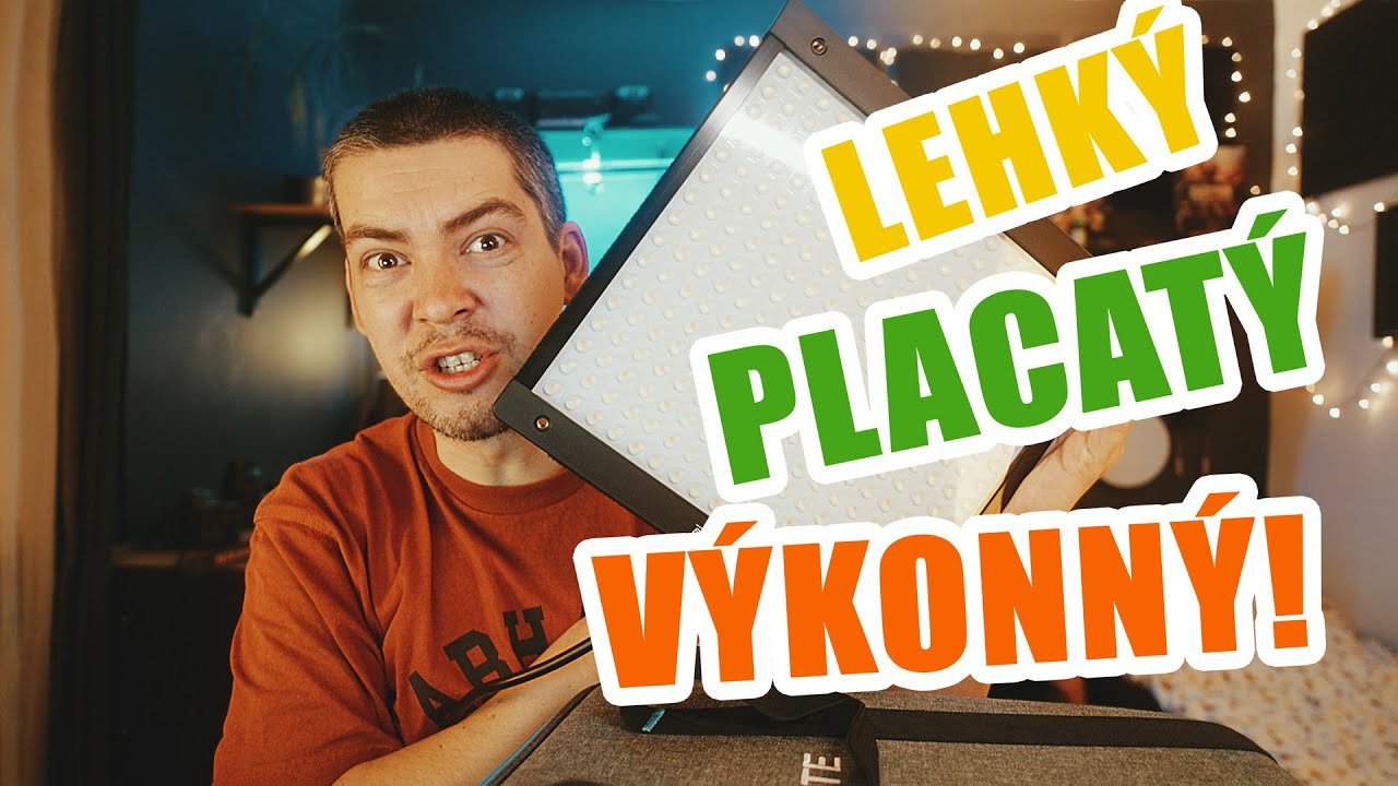 NANLITE PavoSlim 60B -LEHKÝ, PLACATÝ, VÝKONNÝ LED SVĚTLO