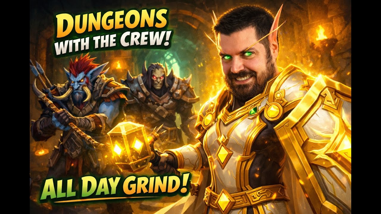 Dungeons With the Crew – Holy Paladin All Day | WoW Classic TBC