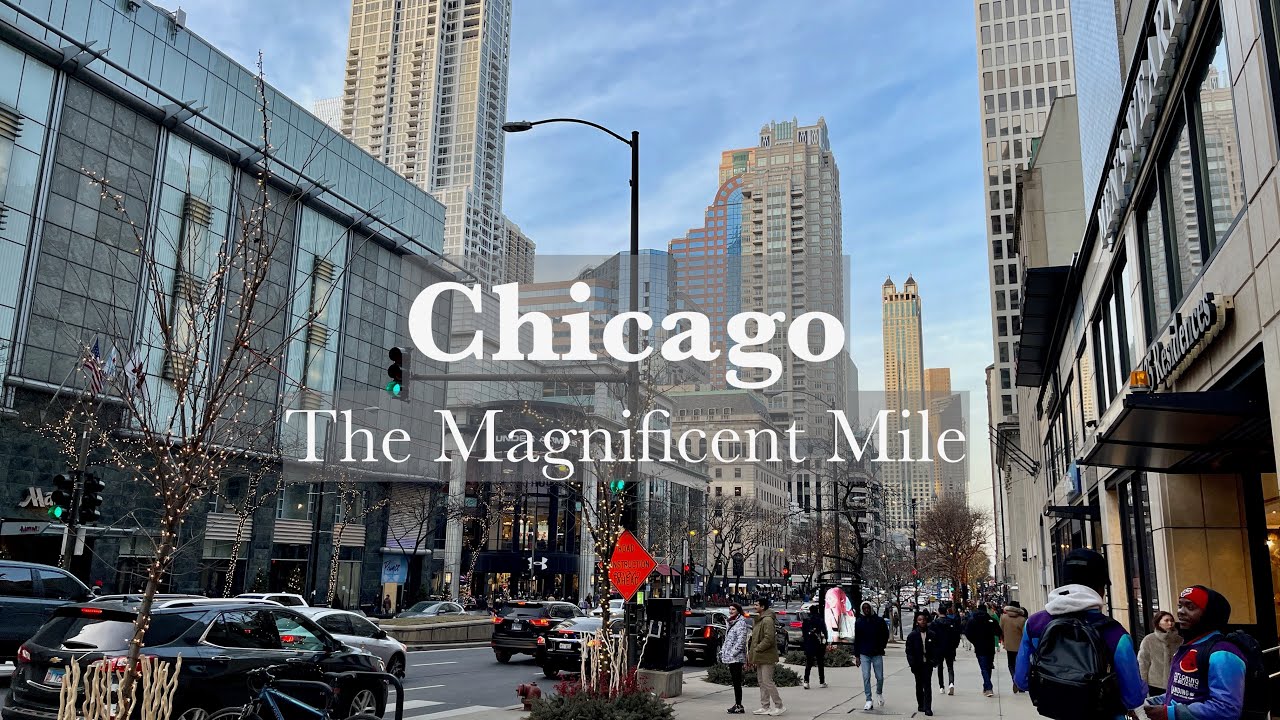 Chicago 🇺🇸 The Magnificent Mile Walking Tour [4K | 60fps]