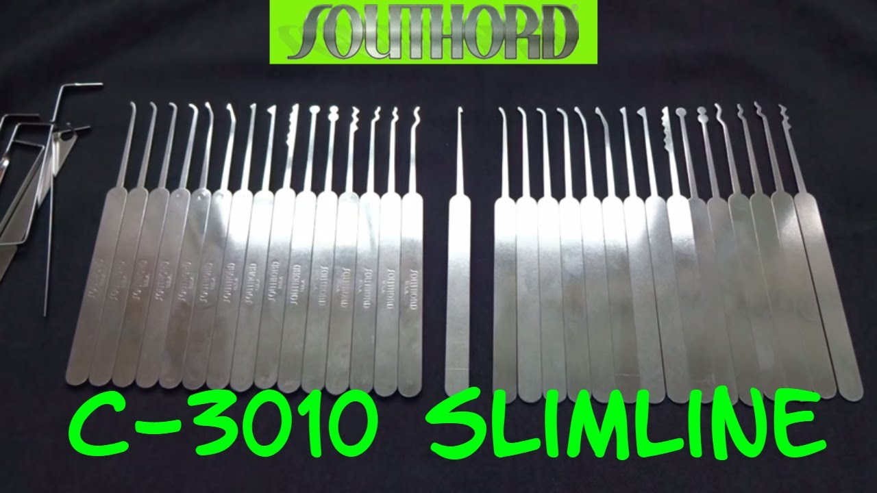 (1180) Review:  SouthOrd C-3010 Slimline Lock Pick Set