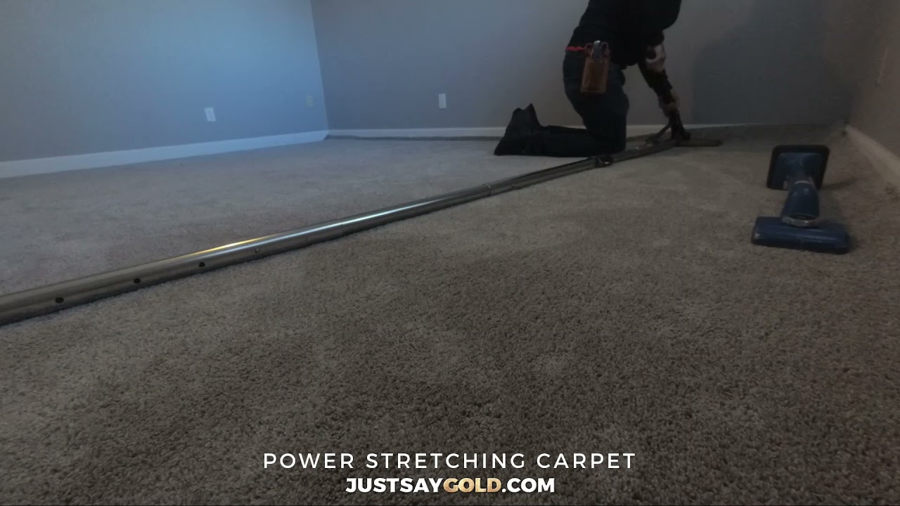 Power Stretching Carpet - Carpet Stretching Time Lapse In Roseville CA