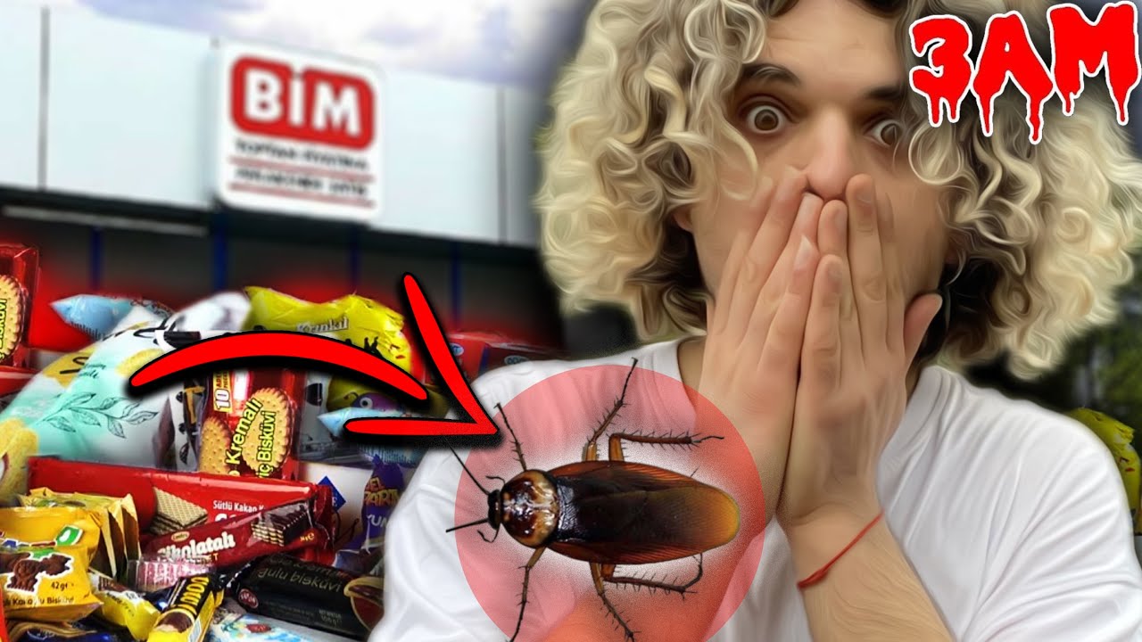 GECE 3'te BİM ABUR CUBURLARI YEMEYİN! *b&ouml;cek &ccedil;ıktı* 🪳🤮