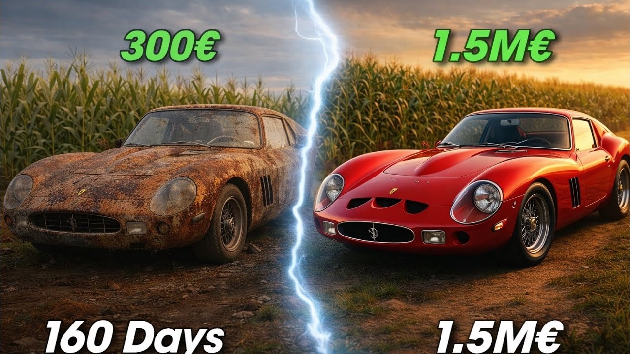 ASMR Car Restoration: Ferrari 250 GTO 1962 from Rusted Junk to Perfect Showroom Condition
