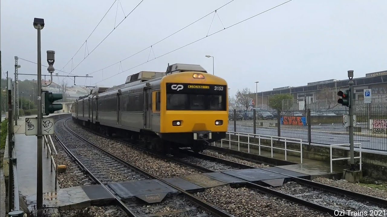 *Unique* Railrosd crossing Lisbona/Portugal with American bellls