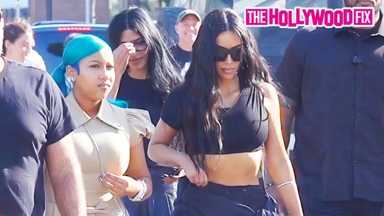 Kim Kardashian & North West Tour The Ancient Colosseum & Historical Landmarks In Rome, Italy