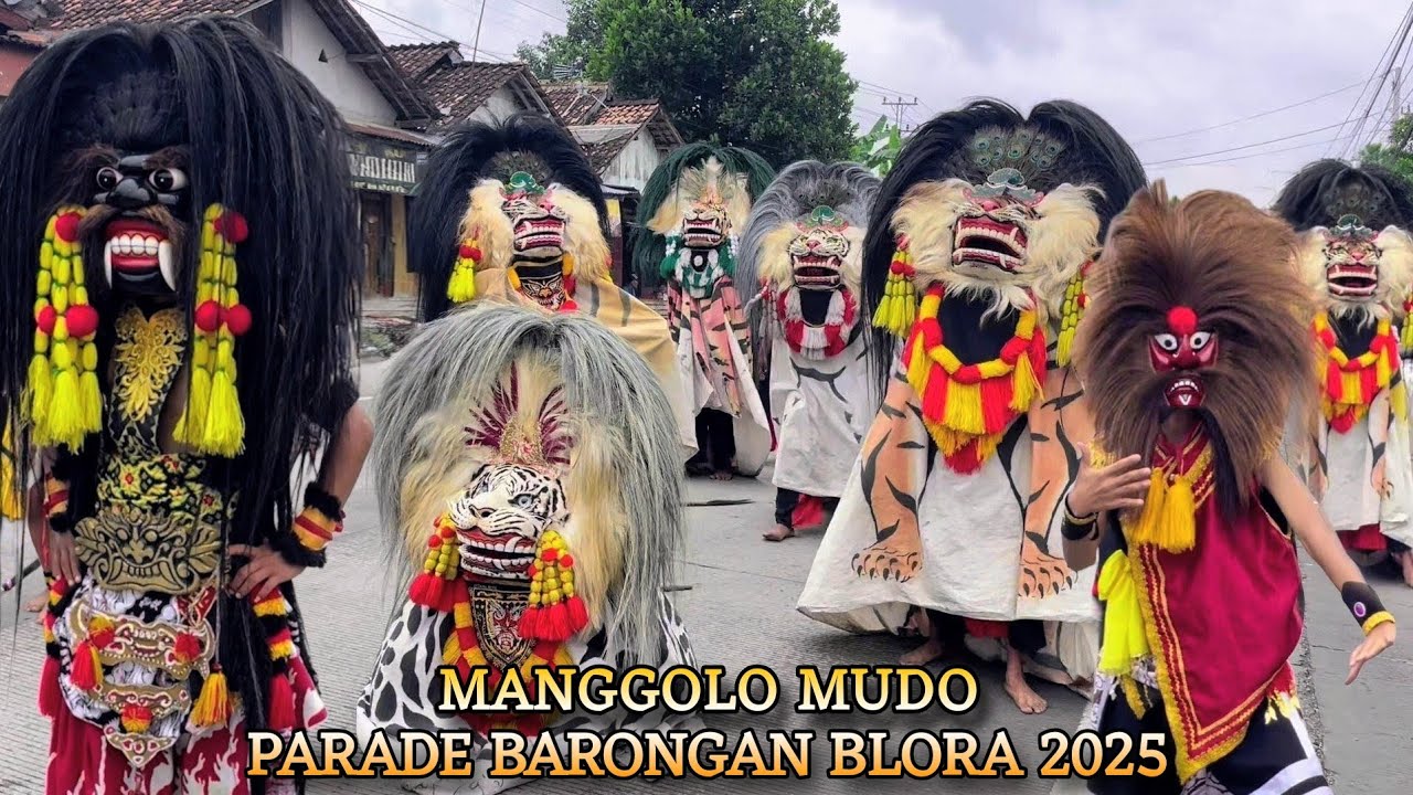 SPEKTAKULER !! Parade Barongan Blora 2025 Manggolo Mudo Bikin Geger