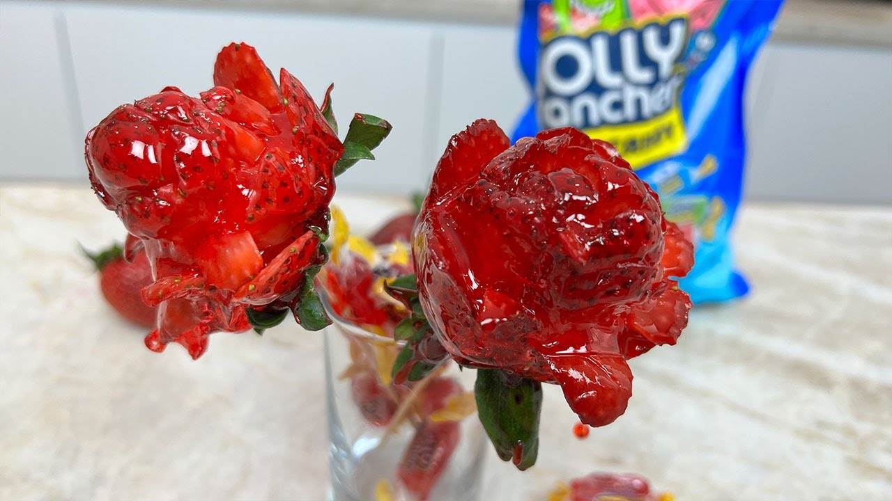 Jolly Rancher Strawberry Roses