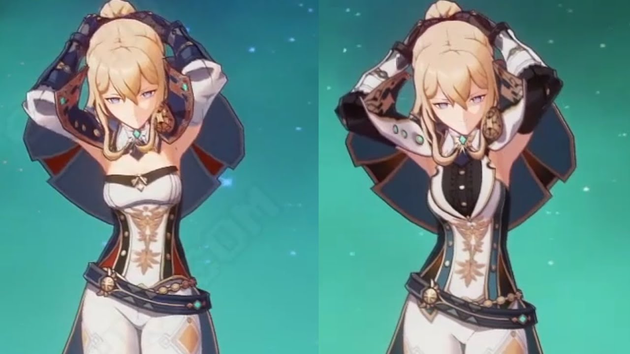 JEAN GUNNHILDR NEW SKIN COMPARISON [Genshin Impact]