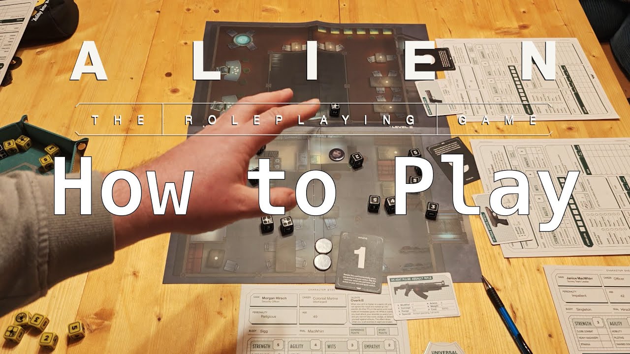 Учебное пособие по Alien RPG: базовые правила и боевая система, Evolved Edition.