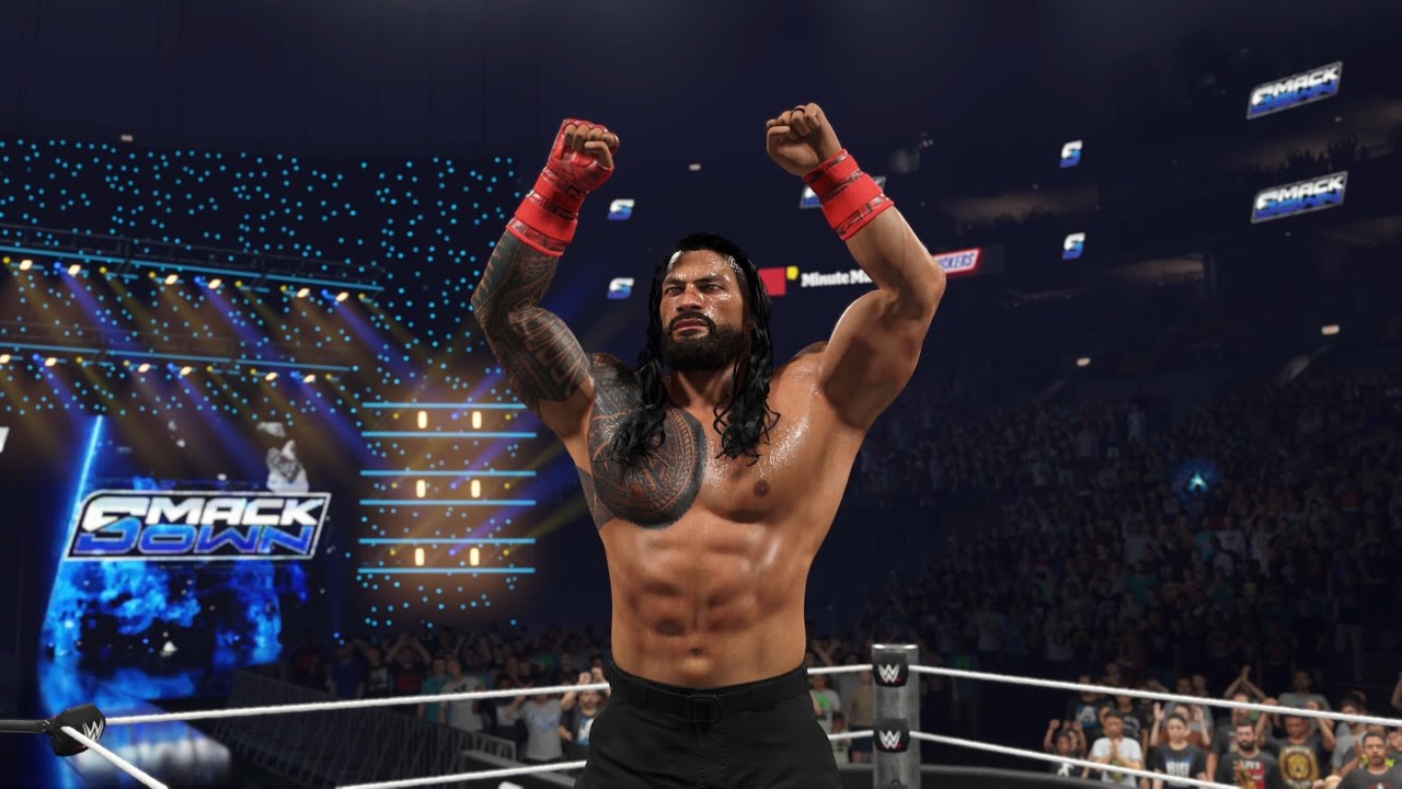 WWE 2K25 Roman Reigns  VS Jey Uso || SmackDown One ON One || #wwe2k25 #romanreigns #jeyuso 