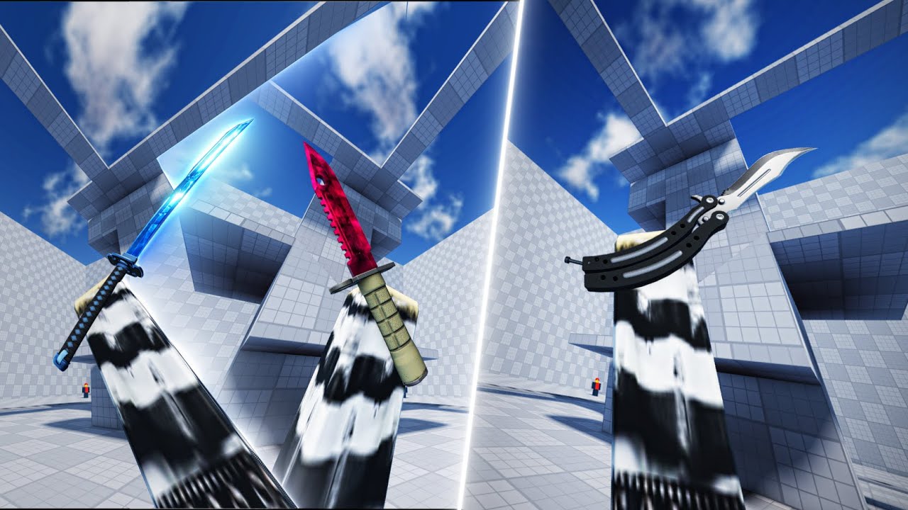 The SICKEST KNIVES in Roblox Sniper Duels