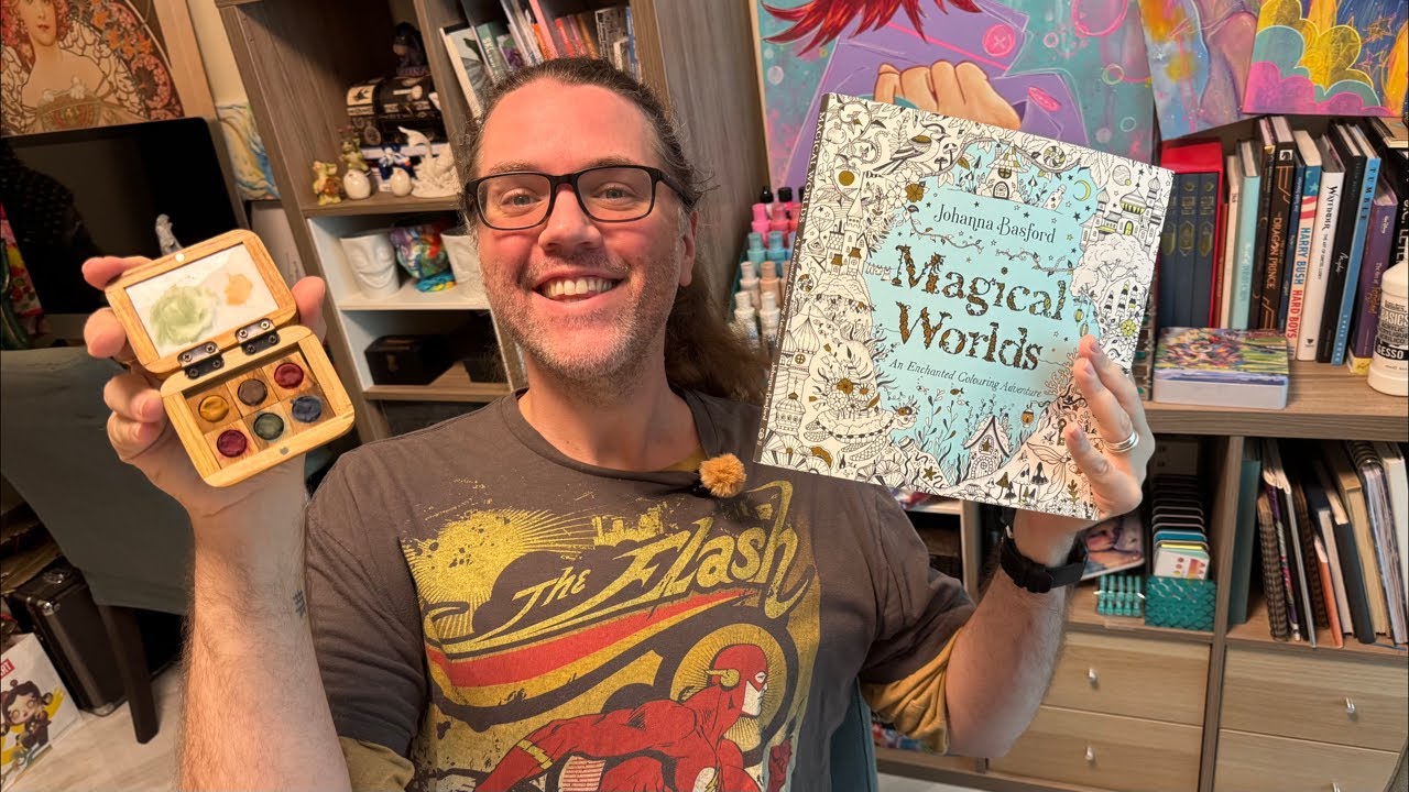 Johanna Basford | Magical Worlds Coloring Book | Mixed Media