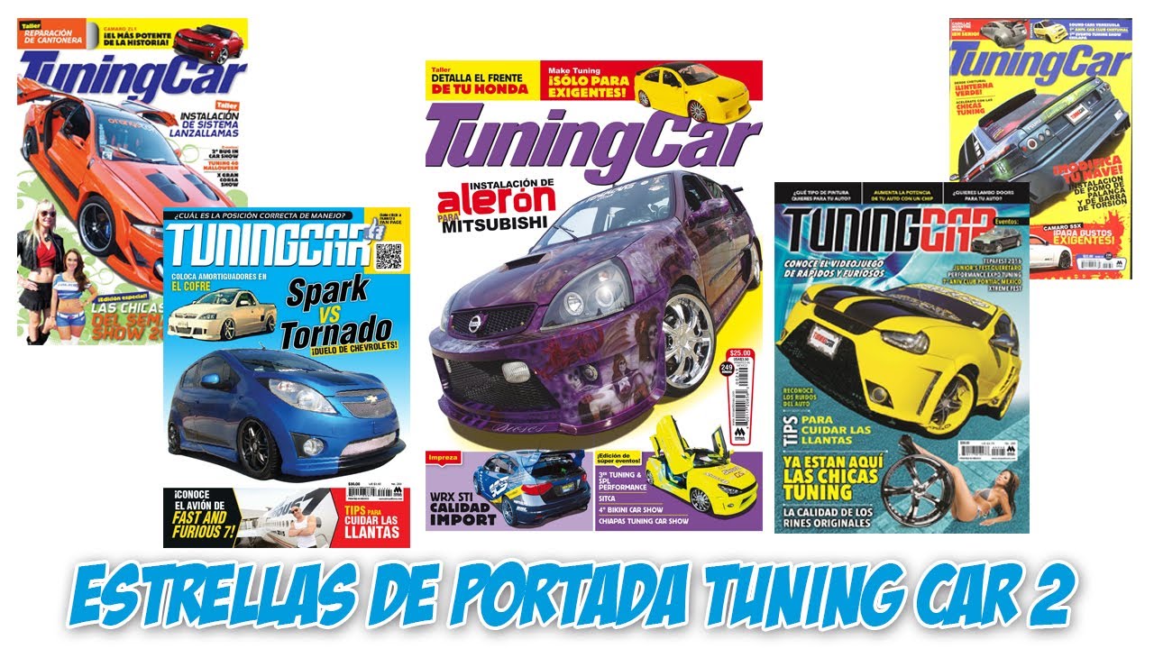 Estrellas de portada revista Tuning Car - Vol. 2