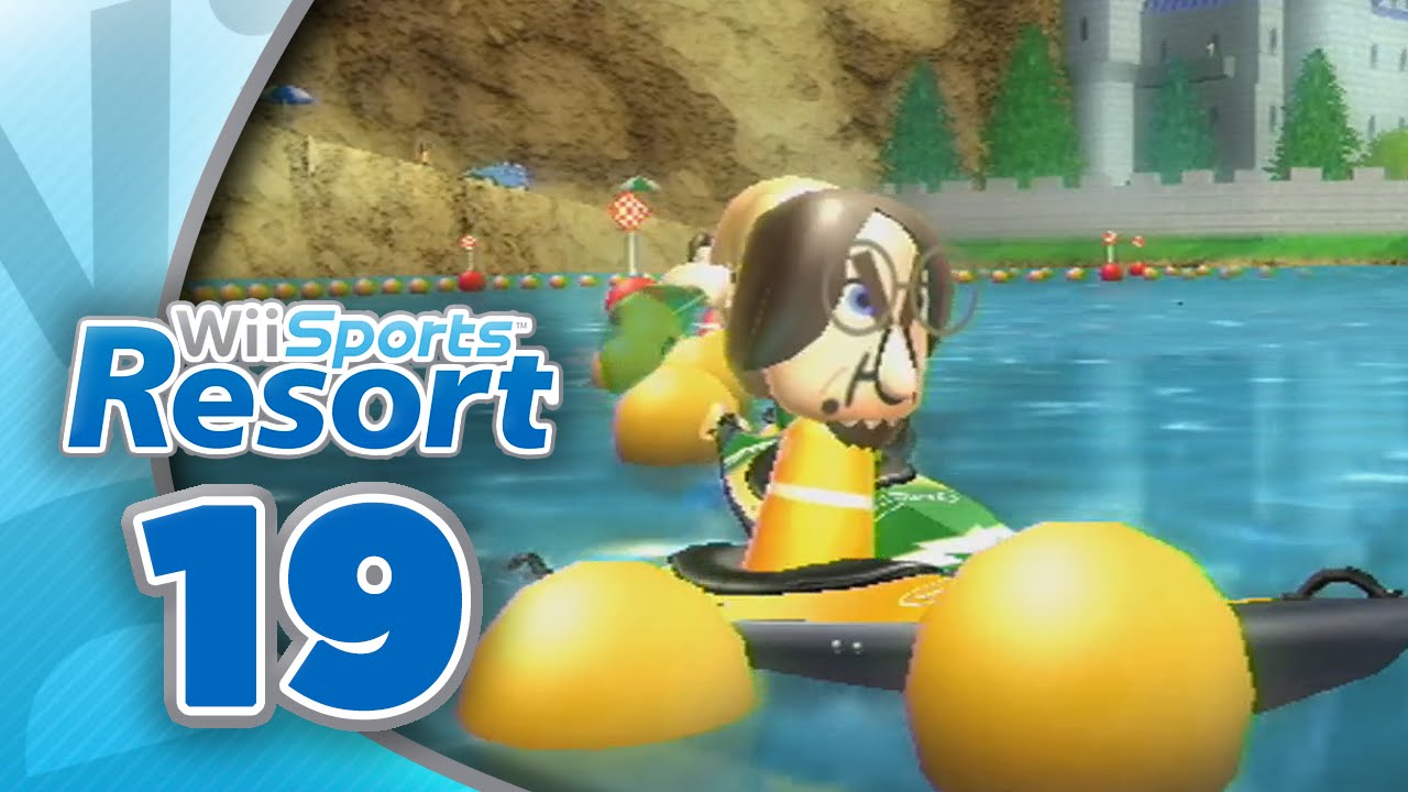 Wii Sports Resort: Part 19 | Canoeing - VS (4-Player)