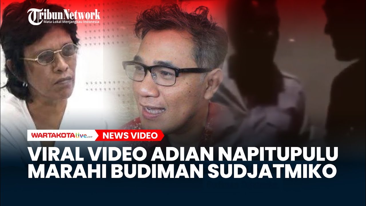 Viral Video Adian Napitupulu Marahi Budiman Sudjatmiko Disebut Karena Dukung Prabowo, Ini Faktanya