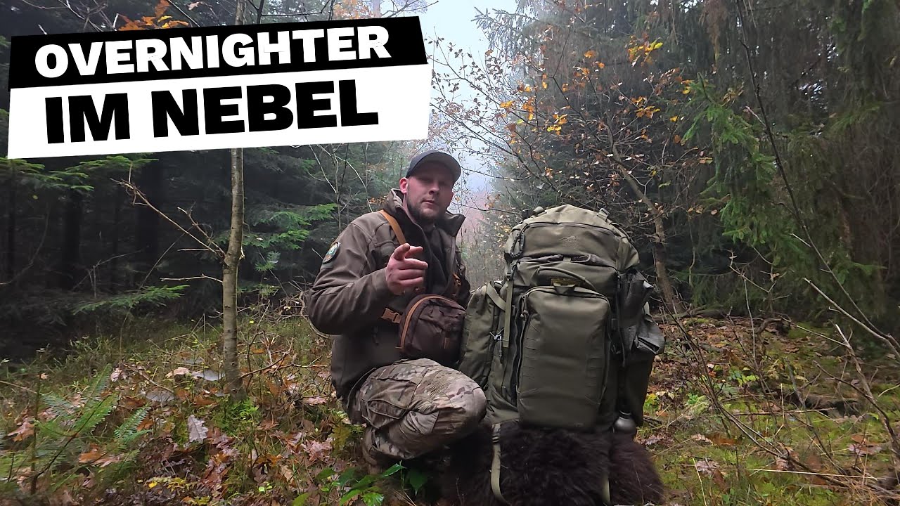 24 hours in the foggy forest - overnighters and endless pine torches!!!