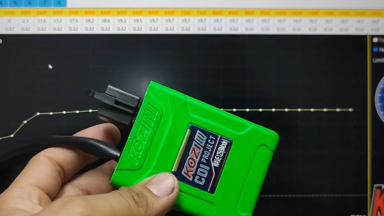 Review - Cdi Wave125 Kozi 8 mode & software #motorcycle #repair #diy #cdi #kozi #racing