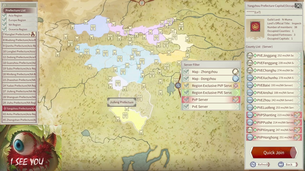 Server transfers explained Myth of Empires