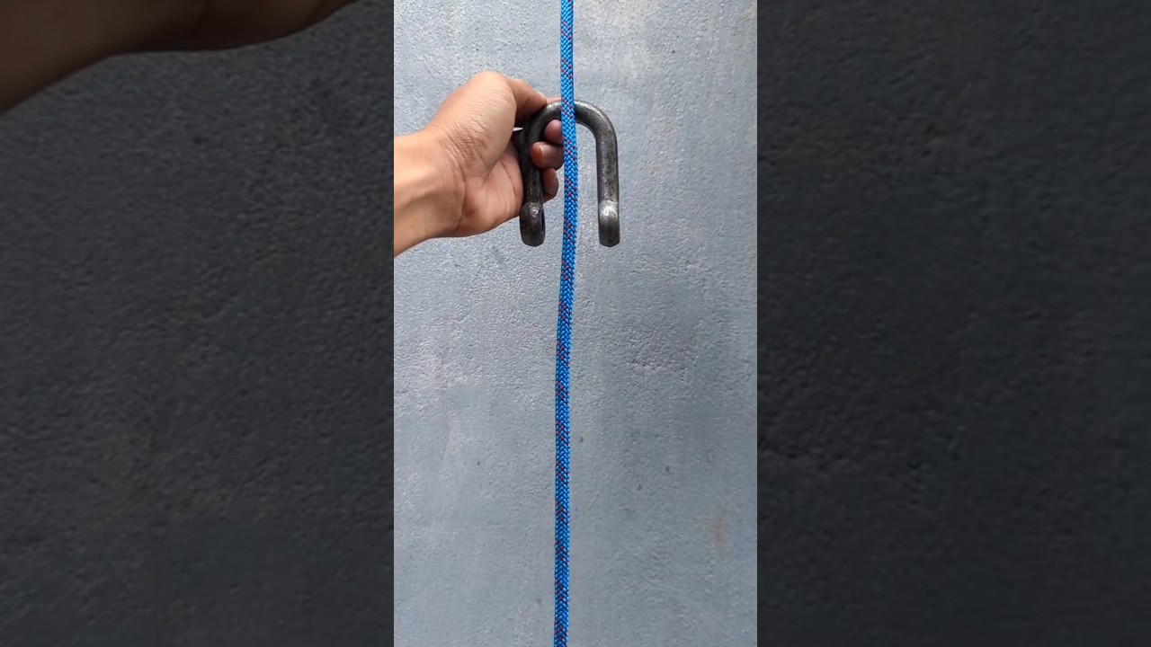 Common rope Technical for Climbing Hitch. #knot #bestknots